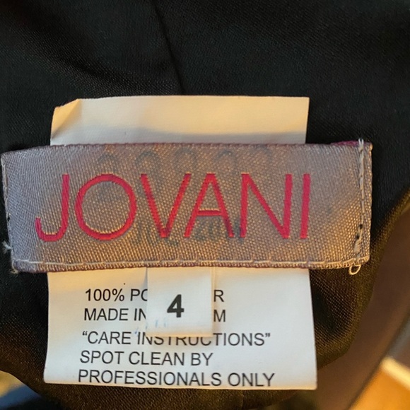 Jovani Skirt Set Black/White - Picture 6 of 6